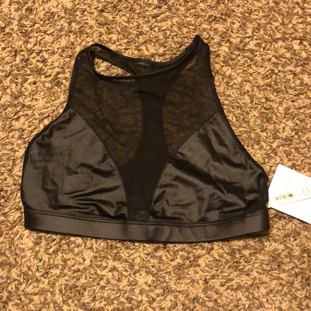 Mesh and Pleather VS Bralette